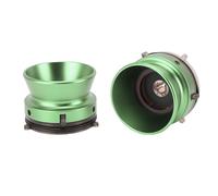 CFTGIW Pair NAB Hub Adapters Aluminum Alloy /4 10 Inch Opener NAB Adapters Professional Loading Device with Lock for Reel To Reel Tape Recorder Alloy Hub Metal with and H (Green)
