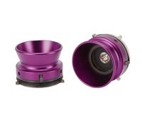 CFTGIW Pair NAB Hub Adapters Aluminum Alloy /4 10 Inch Opener NAB Adapters Professional Loading Device with Lock for Reel To Reel Tape Recorder Alloy Hub Metal with and H (Purple)