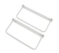 CFTGIW Pair of Foldable RV Shoe Rack Space Saving Aluminium Alloy Wall Mounted Shoe Organizer Hanging Storage Shelf for RV Silver Just Unfolding Your and Back Rack Design Space (White)