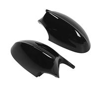 CFTGIW Pair Rear View Mirror Protective Case Glossy Fit for E90 E91 E92 E93 Caps Fit E82 Cover Rear View Mirror CapSide CoverBackup CaseReversing HousingMirror