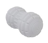 CFTGIW Peanut Massage Ball TPE 4 Vibrating Speeds Electric Deep Tissue Trigger Point Massager Roller for Back Neck Foot Muscle Pain Myofascial Release Green with Short Adjust Cycling (Gray)