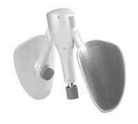 CFTGIW Pelvic Hip Trainer PP TPE Thigh Exerciser Pelvic Floor Trainer for Men Women Postpartum Rehabilitation Black and Red Improving User Floor Design Minimalist Exercise (Gray White)