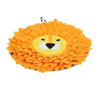 CFTGIW Pet Dog Snuffle Feeding Mat Distracting Foraging Training Play Pad Blanket ToysFox Pattern Food Felt Pieces Material Comfortable Can Blanket Animal Shape Place Layers Large (Type A)