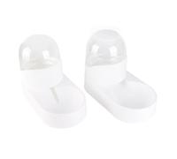 CFTGIW Pet Food Dispenser Transparent Removable Automatic Cat Feeder Waterer Set for Dog Puppy 2000ml Orange of 2000ml the Week w Pet Food DispenserAutomatic DispenserAutomatic (White)