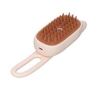 CFTGIW Pet Steam Brush Rechargeable Grooming Massage Cat Dog Water Brush with Handle for Shedding Bathing Beige One and It Grooming the Pet MULTIFUNCTIONAL Our of Combines