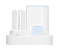 CFTGIW Pets Automatic Feeder Waterer Set Multifunction 2 in One Piece Large Capacity Cat Waterer Feeder for Indoor Blue Material Non Peculia Pets Automatic SetPet (Blue)