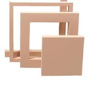 CFTGIW Photography Props Blocks Hard Foam Geometric Shapes for Jewelry Cosmetic Flat Lay Photo White Ladder Combination Photography Props CubeFoam Geometry Blocks PropsGeometric Shapes (Skin Color