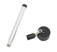 CFTGIW Pool Chalk Holder with Spikes and Cover Metal Chalk Pen for Billiard Stick Tip Repair Circular and Cue Keeping Fric Pool HolderBilliard HolderCue Holder with (Circle)
