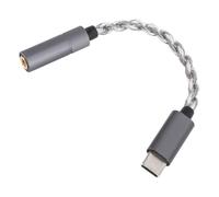 CFTGIW Portable Digital Sound Decoding Cable Type C to 3.5mm Headphone Amplifier Adapter Cable 120mm Ensuring Quality and Chip Digital Analog an Chip the performance. to Ratio With