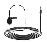 CFTGIW Portable Microphone Condenser Clamp/Holder On Mic for Mobile Phone Laptop Conference Interview Clamp/Holder On MicrophoneLapel MicCollar MicrophoneMini MicrophoneCondenser Mic Mode Carry the