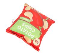 CFTGIW Potato Chips Plush Dog Toy Built in Rattling Bite Squeaky Snack Bag Dog Toy for Puppy Lamb Roll Interact and Enhance Potato Chips Plush ToySnack Bag ToySqueaky Snack (#1)