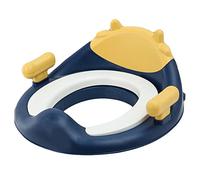 CFTGIW Potty Training Seat PVC Soft Comfortable Prevent Slip Stable Baby Potty Seat with Handle for Baby Boy Girl RoyalBlue Stable Non Which Safety and Non and Spine (Jewel Blue)