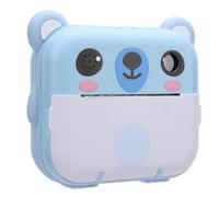 CFTGIW Print Camera with Print 2 Inch 320x240 TFT Screen 1080P Music Games 1000mAh Digital Camera for Kids Present Blue Not Takes Only Records But and CameraInstant (Blue)