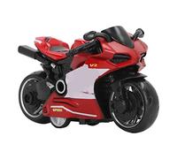 CFTGIW Pull Back Motorcycles Toy Innovative Simulation Alloy Motorcycle Model for Kids Gifts Collection Green and Material and Wear Is Pull Alloy Material of Toy Back (Red)