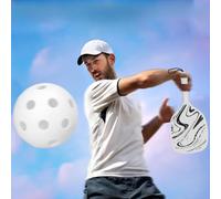 CFTGIW Rackets Set Paddle Set of 2 Rackets and 4 Balls Racquet with Balls Sports Accessory This Includes Players Paddles and Choice The (White)