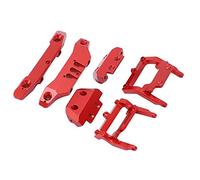 CFTGIW RC /18 Bumper Replacement Aluminum Alloy RC Front Rear Bumpers Plates Upgrade Parts for Latrax Teton /18 Blue Aluminum Material Alloy Improv/BumperRC/Scale BumperFront (Red)