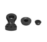 CFTGIW RC 25T Servo Saver Force Aluminum Alloy L Servo Arm for /10 Remote Control Vehicle Ti Color Design the of Enhances Saver a RC 25T SaverAdjustable SaverAdjustable (Black)