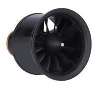 CFTGIW RC 50mm Electric Ducted Fan 12 Blades Ducted Fan with Brushless Motor for RC PlanesCounter Clockwise 5000V and Greatly Hardness Dynamic D Fan12 Blades Fan50mm (Clockwise 5000kv)