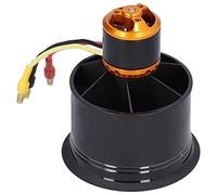 CFTGIW RC 50mm Electric Ducted Fan 12 Blades Ducted Fan with Brushless Motor for RC PlanesCounter Clockwise 5000V and Greatly Hardness Dynamic D Fan12 Blades Fan50mm (Clockwise 4600kv)