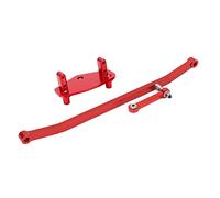 CFTGIW RC Aluminum Steering Link Tie Rod Servo Mount Base Set for LOSI LMT 4WD Axle /8 TruckRed Compact the Appearance Not Set RC Steering Link Tie RodRC Servo Mount BaseRC (Red)