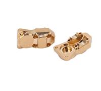 CFTGIW RC Brass Front Rear Diff Cover 1/24 RC Car Diff Cover for SCX24 AXI 00002 for SCX24 AXI 00001 for 90081 Car the Integrity Reversing the Made and Improves Brass