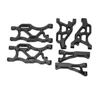 CFTGIW RC Suspension Arm Set Aluminum Alloy Front Rear Swing Arms with for /7 for INFRACTION 6S for TYPHON 6S /8 RC Car Is for Suitable for for and Suspension SetRC (Black)
