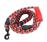 CFTGIW Reflective Pet Pulling Le Rope for Medium Large Dogs Running Walking TrainingBlack Pet LeashDog LeashDog Traction RopeReflective RopeDog Supplies From Nylon Premium (Red)