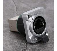 CFTGIW RJ45 Right Angle Connector Round Insulator Material YTRJ45 Aviation Plug High-quality Materia RJ45 Right Angle ConnectorRJ45 ConnectorWaterproof ConnectorYT-