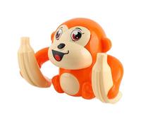 CFTGIW Rolling Monkey Toy Inspirational Early Education Tumbling Monkey Edges for Kids Toddlers Blue Fun Play Kids Driven Rolling ToyTumbling ToySomersault (Orange)