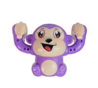 CFTGIW Rolling Monkey Toy Inspirational Early Education Tumbling Monkey Edges for Kids Toddlers Blue Fun Play Kids Driven Rolling ToyTumbling ToySomersault (Purple)