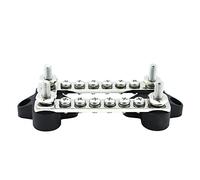 CFTGIW Row Bus Electrical Terminal Junction Box 12V 150A 4 Studs Terminal Bus BlockBus BarElectrical Junction BoxDual BarTerminal BarTerminal BoxDual