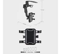 CFTGIW S Phone MountCar Pho S Phone Mount Multifunction Car Navigation Holder Bracket for Most Smartphones Angle Adjust You Convenient Viewing Bracket for Mobile the Such for