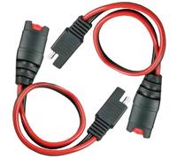 CFTGIW SAE Extension Cord Fit for NOCO Battery Chargers, with SAE Polarity Reverse Adapter, for Motorcycles Cars ATVs UTVs (2 Pack)