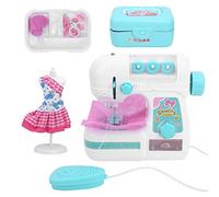 CFTGIW Sewing Machine Kit Electric Household Mini Sewing Machine Toy Clothing for Children Life Fun Long Exquisite the It Made of Sturdy Makes a ToyElectric