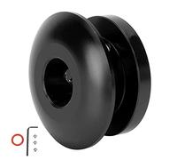 CFTGIW Shift Knob Boot Retainer Stopper with Position Limiting Function for Easy Gear Shifting and Boot Fixation, Universal Fit for Vehicles, Metal, 1 Piece (B(Black))