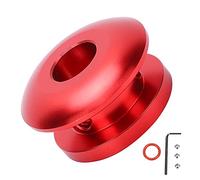 CFTGIW Shift Knob Boot Retainer Stopper with Position Limiting Function for Easy Gear Shifting and Boot Fixation, Universal Fit for Vehicles, Metal, 1 Piece (A(red))