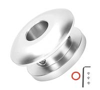CFTGIW Shift Knob Boot Retainer Stopper with Position Limiting Function for Easy Gear Shifting and Boot Fixation, Universal Fit for Vehicles, Metal, 1 Piece (C(Silver))