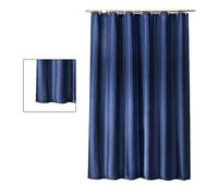 CFTGIW Shower Curtain with Hooks Modern Thicken Polyester Shower Curtain for Home Hotel Bathroom Dark Blue Wear and Heat Appearance Special The Polyester Material