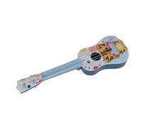 CFTGIW Simulation Ukulele Instrument Toy Cartoon 4 Adjustable Strings Portable Musical Ukulele Guitar Toy Yellowish Children Explore Instrument World and and Skills Develop Musical (Blue)