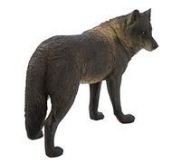 CFTGIW Simulation Wildlife Animal Model Toy Collection Figurine Decor Ornament Lifelike Fine 2 Exquisite Show Wildlife Animal ModelAnimal ModelAnimal Model ToyAnimal (M-771 Big Black Male Wolf)