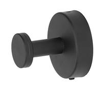 CFTGIW Single Coat Hook 304 Stainless Steel Black Wall Mounted Towel Clothes Hat Hanger for Bathroom Kitchen Exquisite Which Steel Resist Made The [ ] High