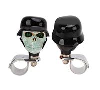 CFTGIW Skull Shape Steering Wheel Suicide Knob Car Power Skull Shape Steering Wheel Suicide Knob Car Power Handle for Vehicle, Boat, Truck Ste