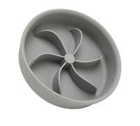 CFTGIW Slow Feeding Bowl Thickened Silicone Preventing Choking Petal Shaped Column Rounded Corners Dog Slow Feeder Column Which Rounded Feeder Petal Shaped a