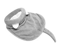 CFTGIW Soft Plush Pet Bed Calming Self Warming Cave Sleeping Bag Comfortable Puppy Cats Kennel Space The Soft Is a Plush Pet BedWarm Cave Sleeping BagPet (Gray M)