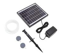 CFTGIW Solar Oxygen Pump 10V 6W Shockproof Small Lightweight Solar Pump for Fish Tanks Aquariums Swimming Pools to use. Light and Is in Oxygen Weight Very of Strong Easy to Service
