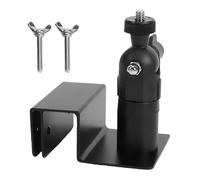 CFTGIW Solar Panel Gutter Mount Bracket 360° Rotation 180° Tilt for Ring Arlo Blink Wyze Reolink Cameras with Steel Construction for RV Travel Trailer Yacht