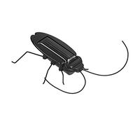 CFTGIW Solar Powered Toys Simulation Fake Toys Halloween Cockroach Decoration Props Head Swing on and Is Can Can The Eyes and Legs Antenna Solar Powered