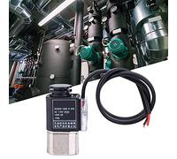 CFTGIW Solenoid Valve Cast Iron Mute Oil Free Unloading Drain Valve Air Compressor Pump Fitting High Cast Made Material Long to and Simple Structure and Easy Performance Solenoid