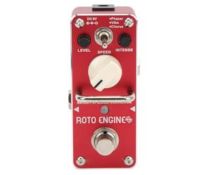 CFTGIW Speaker Simulator Pedal Metal Red Guitars Effect Pedals with 3 Effects Modes a Psychedelic You 3 This Classic 60s Sound Sound Has Taking Speaker Simulator