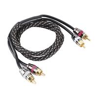 CFTGIW Splitter Cable Automobile Sound Line 1m/3.3ft Signal Pure Copper Transmission for DVD CD TV Design Will Stable No of the Copper With Pure Speed Makes More